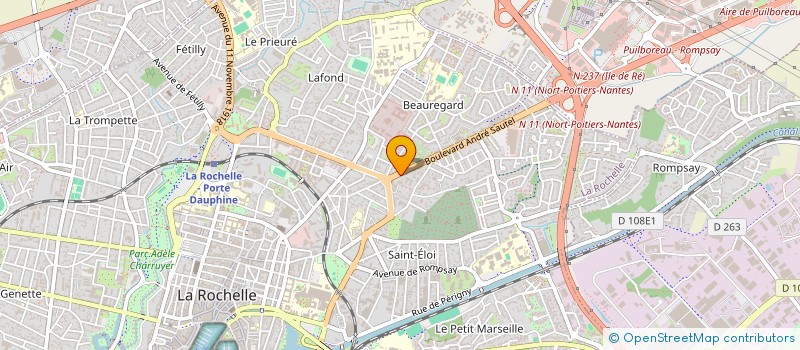 localisation de l'entreprise CABINET SAUTEL  LA ROCHELLE