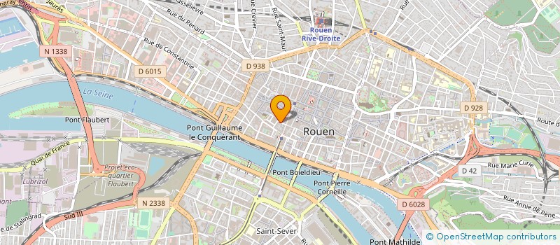 localisation de l'entreprise CABINET SAUVAGE GESTION  ROUEN