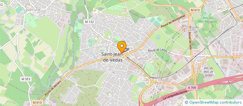 localisation de l'entreprise CABINET SAVAGE GEOMETRE EXPERT à SAINT-JEAN-DE-VEDAS