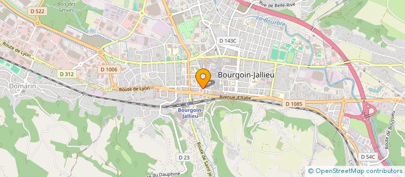 localisation de l'entreprise CABINET SAVOYE à BOURGOIN-JALLIEU