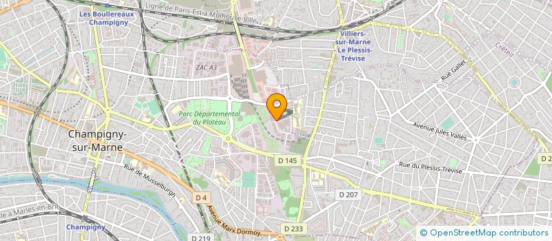 localisation de l'entreprise CABINET SBECAC à CHAMPIGNY-SUR-MARNE