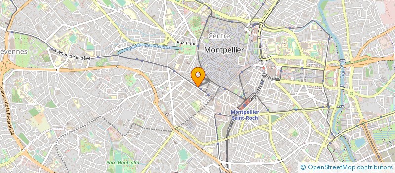 localisation de l'entreprise CABINET SCHNEIDER à MONTPELLIER