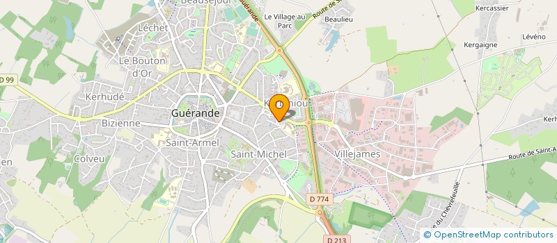 localisation de l'entreprise CABINET SCULO-CHATELLIER à GUERANDE