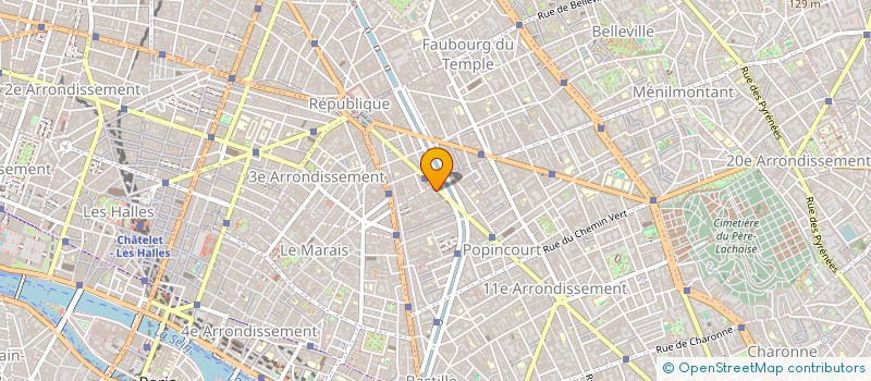 localisation de l'entreprise CABINET SEA à PARIS