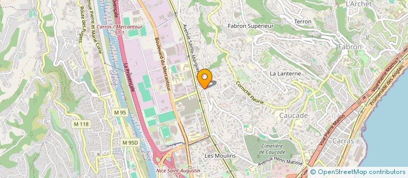 localisation de l'entreprise CABINET SECURHYGIAL à NICE
