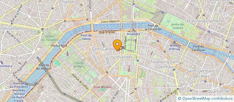 localisation de l'entreprise CABINET SEINE-COMETE  PARIS