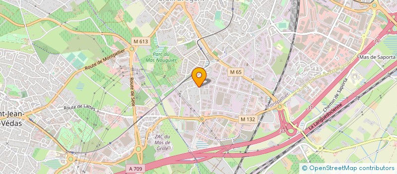 localisation de l'entreprise CABINET SERRADO à MONTPELLIER