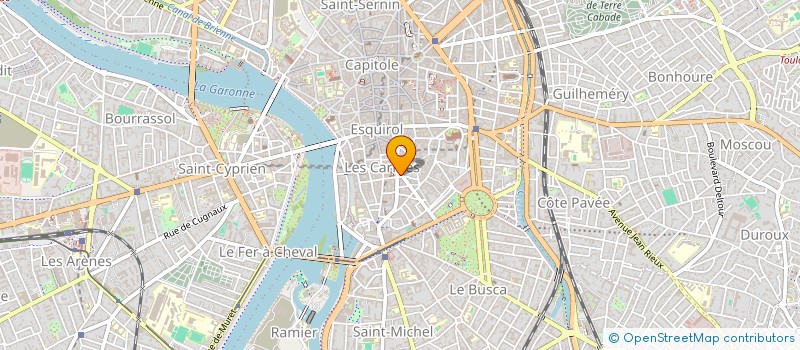 localisation de l'entreprise CABINET SERRE-CHARPENTIER OZENNE  TOULOUSE
