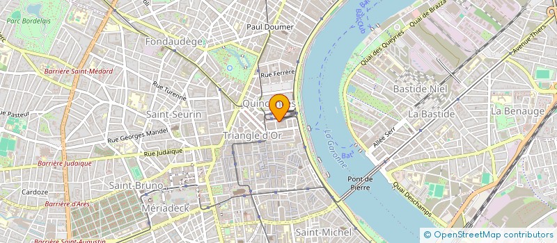 localisation de l'entreprise CABINET SERVENTI CHENU à BORDEAUX