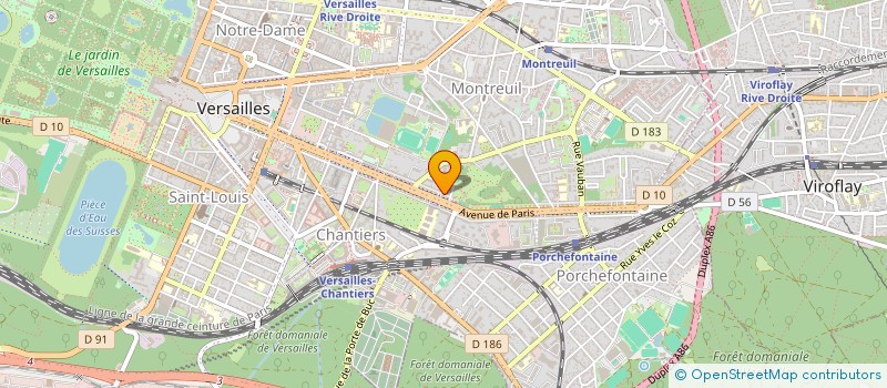 localisation de l'entreprise CABINET SGTR SOCIETE D'AVOCATS INTER BARREAUX à VERSAILLES