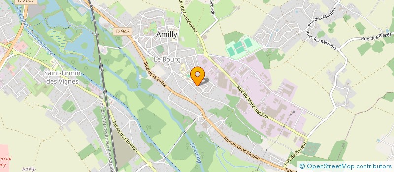 localisation de l'entreprise CABINET SIGONNEAU-CHAMBRUN SCI à AMILLY