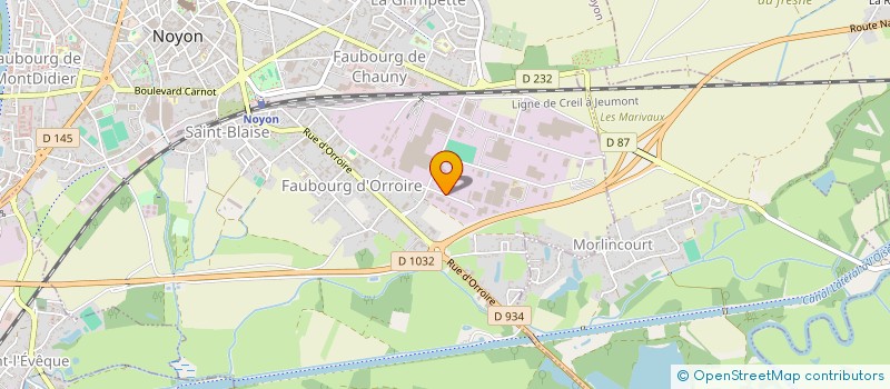 localisation de l'entreprise CABINET SILVERT à NOYON