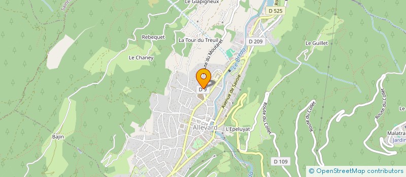 localisation de l'entreprise CABINET SIMOES S.A.S  MOUANS-SARTOUX