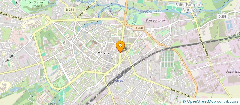 localisation de l'entreprise CABINET SIPP à ARRAS