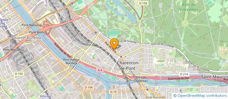 localisation de l'entreprise CABINET SK à CHARENTON-LE-PONT