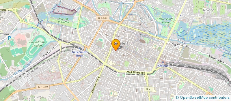 localisation de l'entreprise CABINET SLF  AMIENS