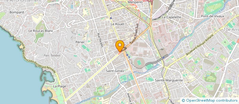 localisation de l'entreprise CABINET SOGETRIM  MARSEILLE