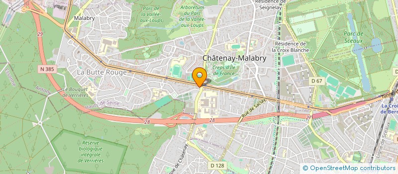 localisation de l'entreprise CABINET SOINS INFIRMIERS A DOMICILE à CHATENAY-MALABRY
