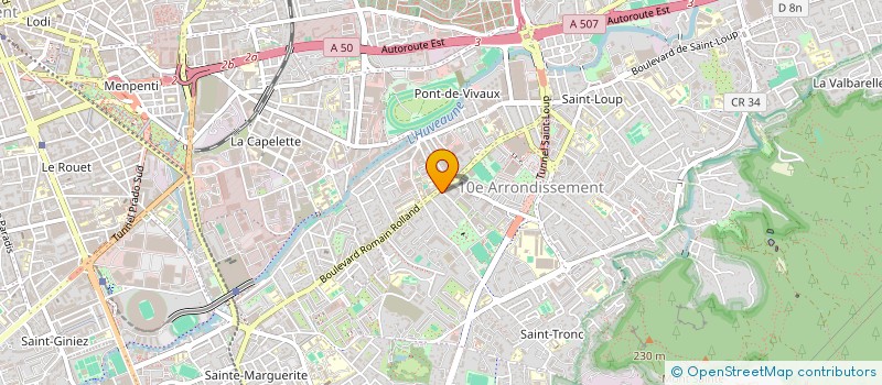 localisation de l'entreprise CABINET SOINS INFIRMIERS AUDREY ZEMA  MARSEILLE