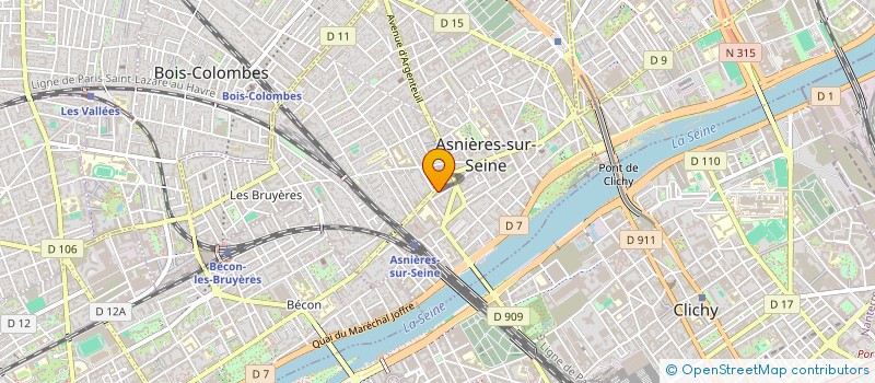 localisation de l'entreprise CABINET SOLOGNE IMMOBILIER à ASNIERES-SUR-SEINE