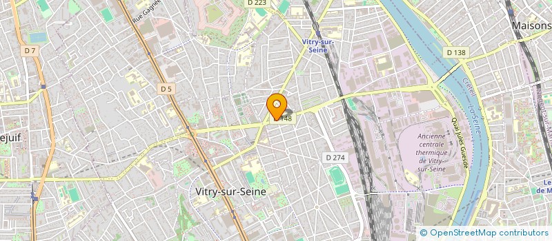 localisation de l'entreprise CABINET SOPHIE ROME  VITRY-SUR-SEINE