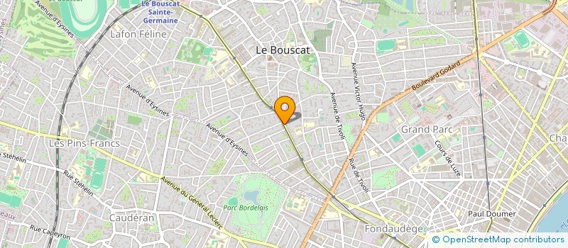 localisation de l'entreprise CABINET SPORT SANTE LE BOUSCAT  LE BOUSCAT