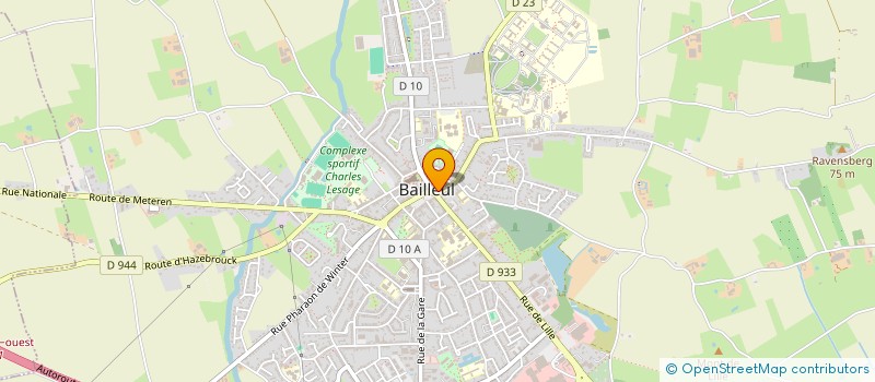 localisation de l'entreprise CABINET STAES ASSURANCES à BAILLEUL