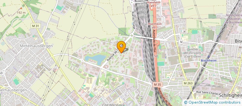 localisation de l'entreprise CABINET STENGER à SCHILTIGHEIM