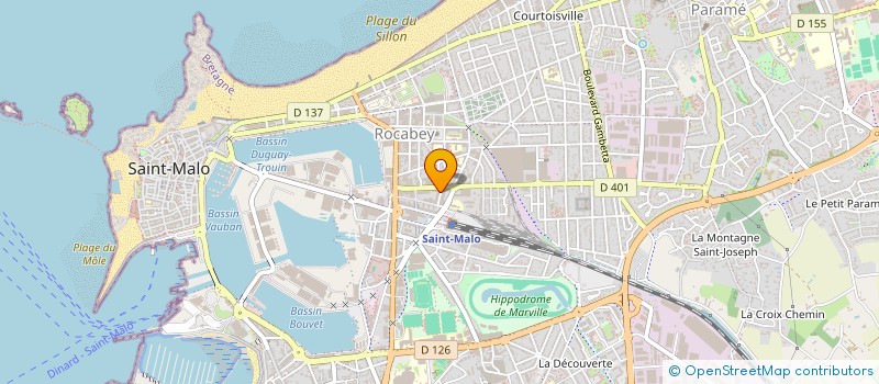 localisation de l'entreprise CABINET STINDEL à SAINT-MALO