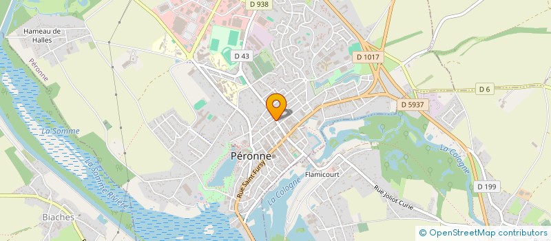 localisation de l'entreprise CABINET STREICHER DELILLE  PERONNE