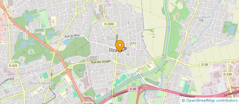 localisation de l'entreprise CABINET STRITMATTER  ILLZACH