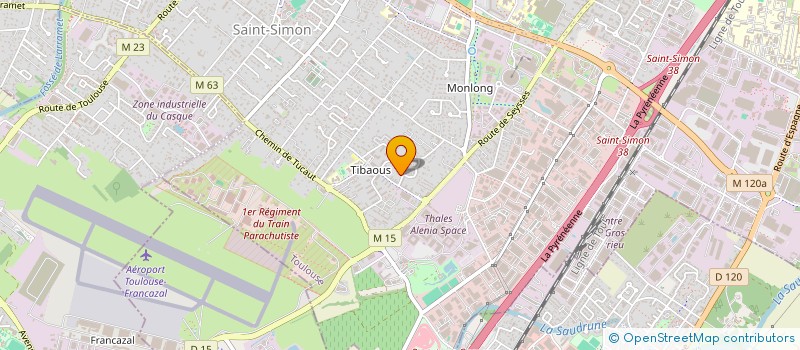 localisation de l'entreprise CABINET SYDRA  TOULOUSE