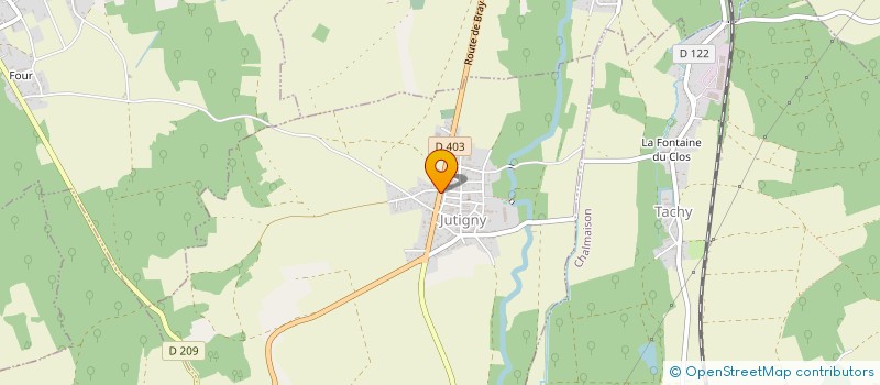 localisation de l'entreprise CABINET SYLVAE  JUTIGNY