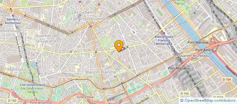 localisation de l'entreprise CABINET T R I à PARIS