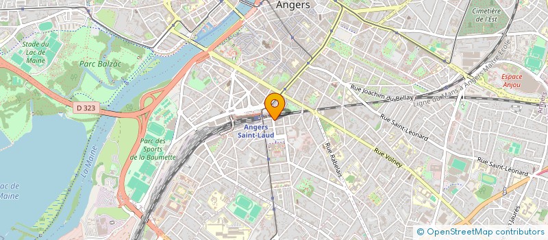 localisation de l'entreprise CABINET TAPISSIER & ASSOCIES à ANGERS