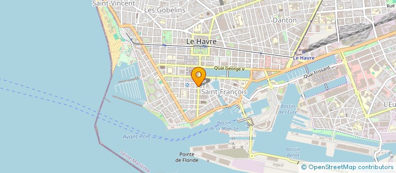 localisation de l'entreprise CABINET TARDIF-EVRARD EXPERTISES MARITIMES à LE HAVRE