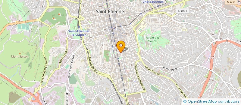 localisation de l'entreprise CABINET TARDY  SAINT-ETIENNE