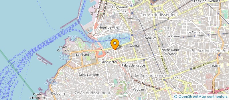 localisation de l'entreprise CABINET TARIOT à MARSEILLE