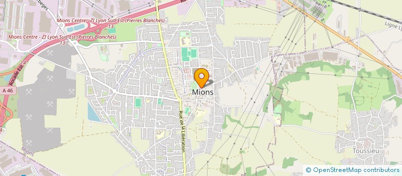 localisation de l'entreprise CABINET THESMOS  MIONS