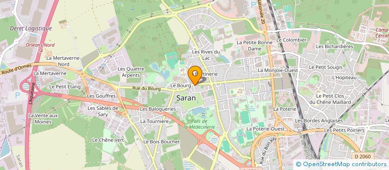 localisation de l'entreprise CABINET THIEBLEMONT à SARAN
