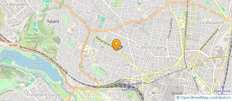 localisation de l'entreprise CABINET THIERRY THIERIOT  DIJON