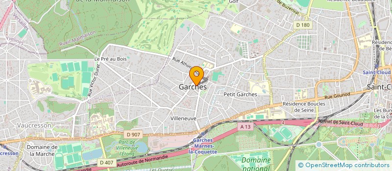 localisation de l'entreprise CABINET THOMAS à GARCHES