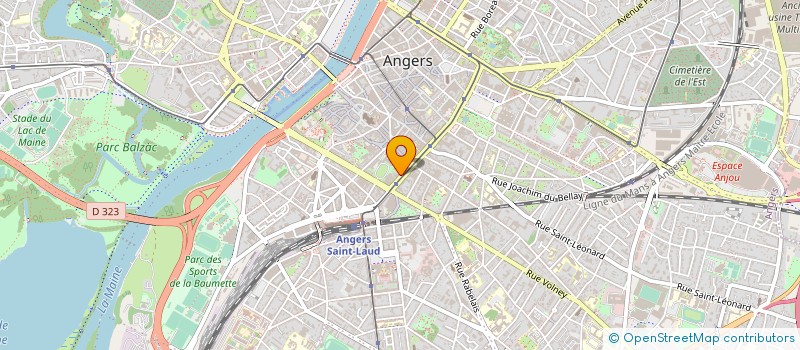 localisation de l'entreprise CABINET TREHARD à ANGERS