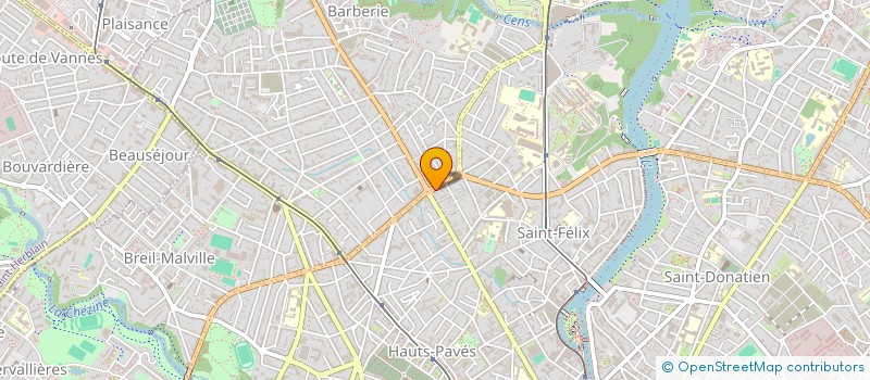 localisation de l'entreprise CABINET TRIDON-CAP REACT à NANTES