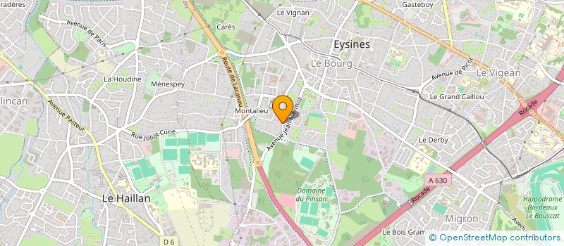 localisation de l'entreprise CABINET URBANISMO  EYSINES