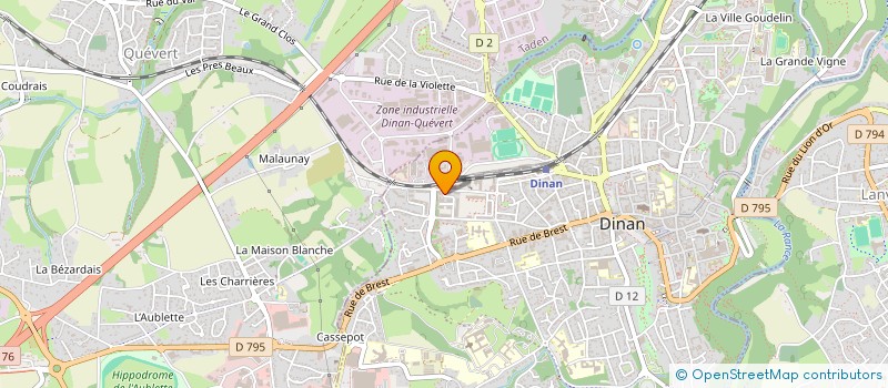 localisation de l'entreprise CABINET UROLOGIE PAYS DE RANCE à DINAN