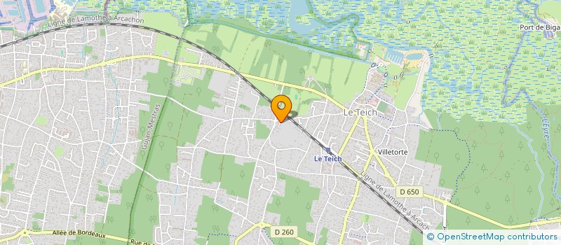 localisation de l'entreprise CABINET VALEOR  LE TEICH