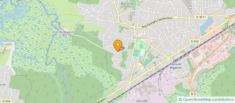 localisation de l'entreprise CABINET VALERIE POUPON FORMATEUR  BIGANOS