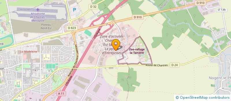 localisation de l'entreprise CABINET VALERY CHAMBERAUD à CHARTRES