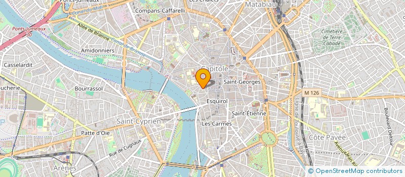 localisation de l'entreprise CABINET VALMARY - DEJEAN-OZANNE - AVOCATS  TOULOUSE